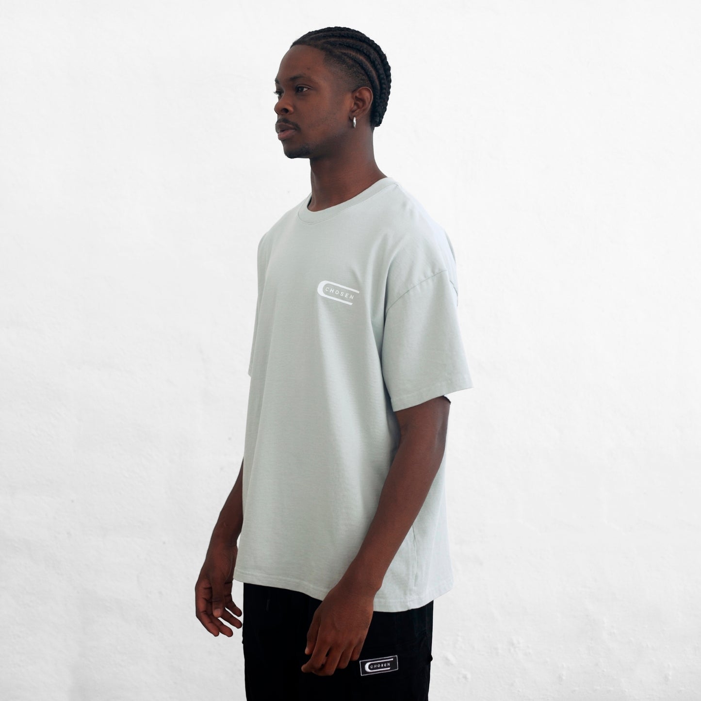 Oversize T-Shirt Grey 250G Hand