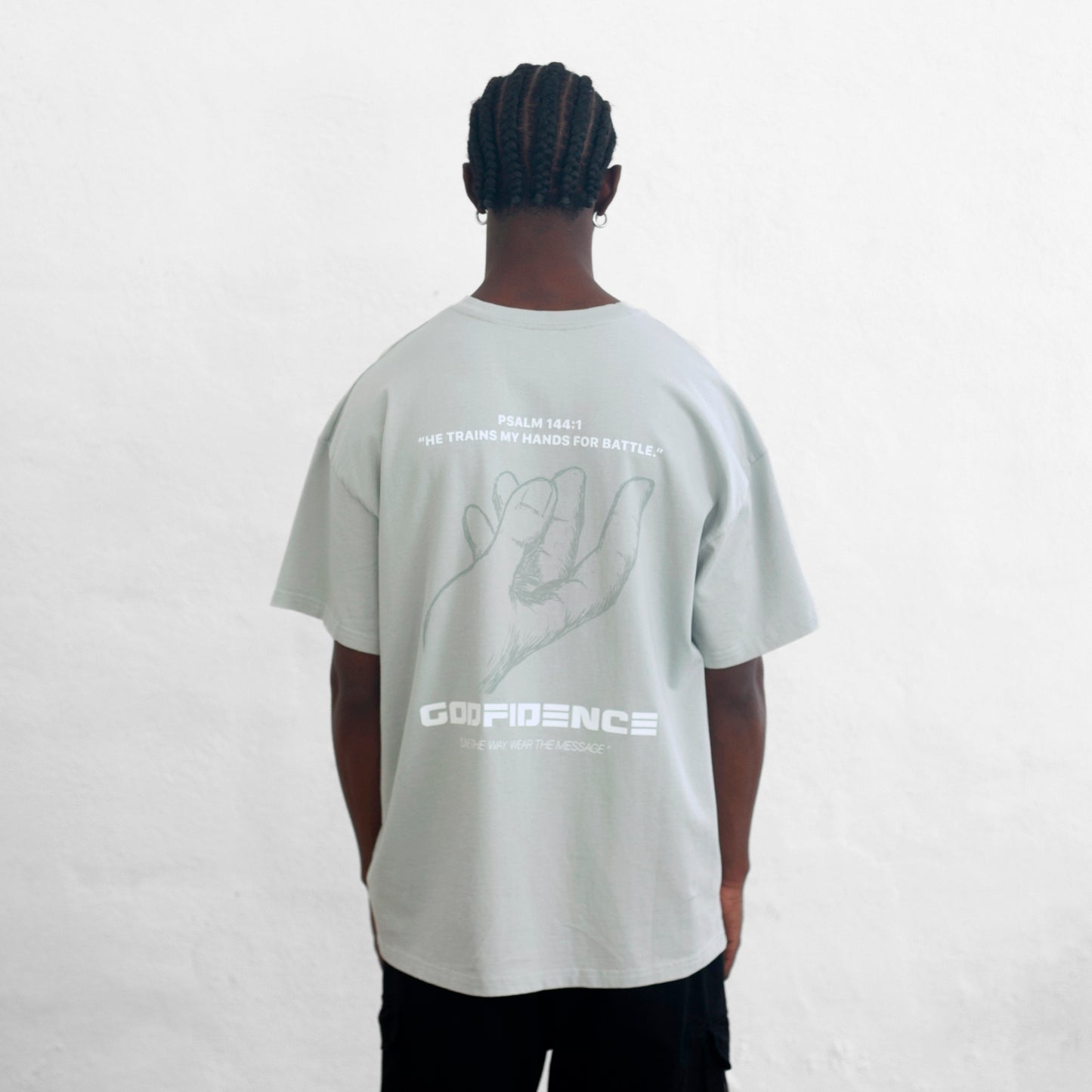 Oversize T-Shirt Grey 250G Hand