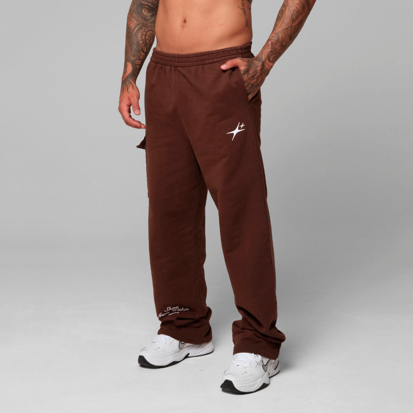 Coffe Straight-Leg Sweatpants 385G