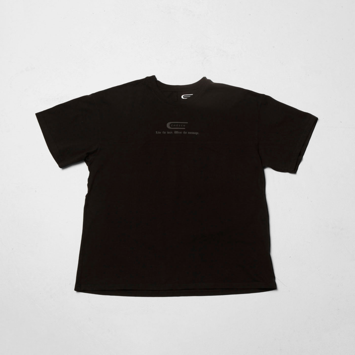 Oversized Women T-Shirt Black 250G