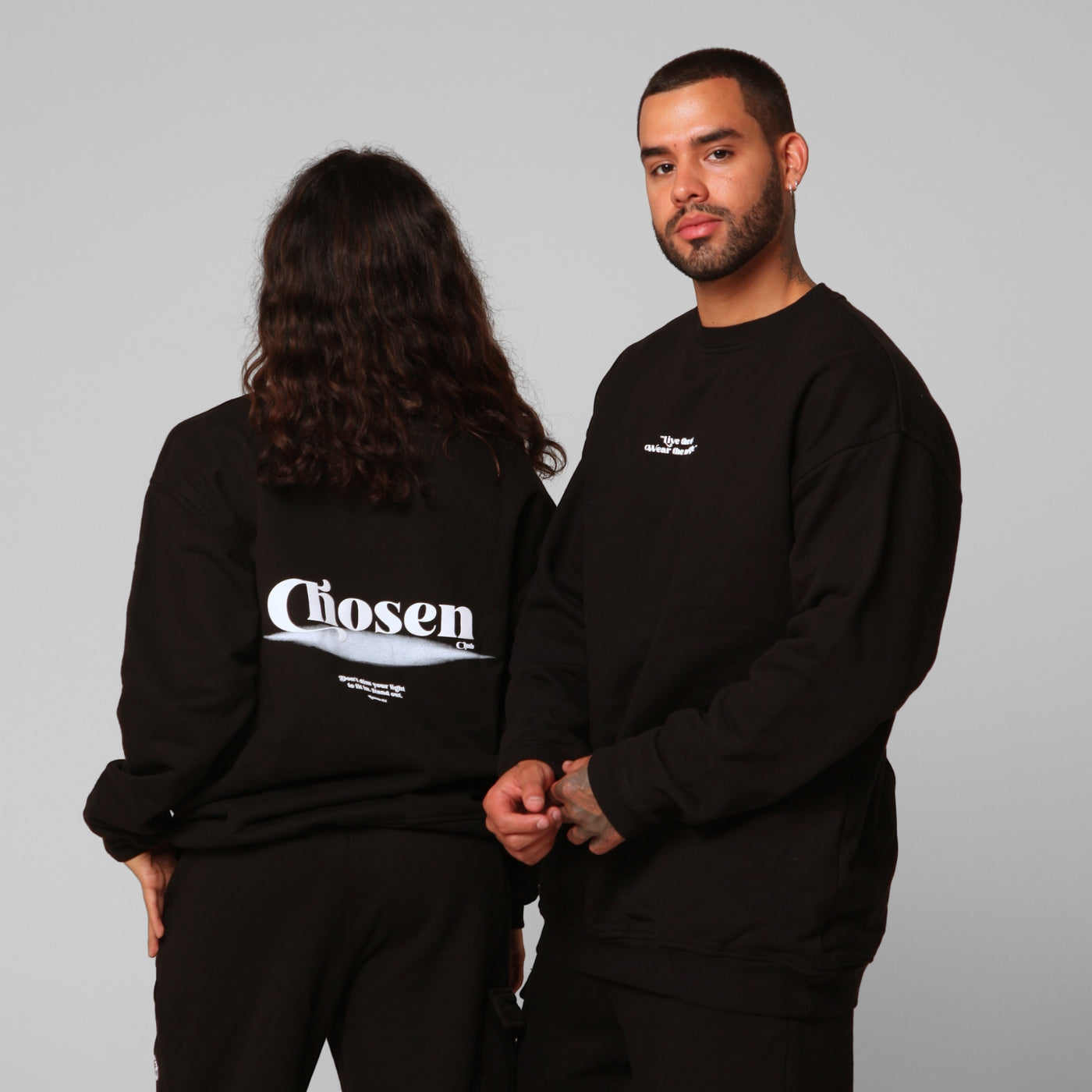 Black Crewneck Sweatshirt 385G