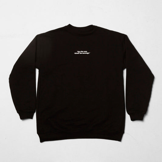 Black Crewneck Sweatshirt 385G