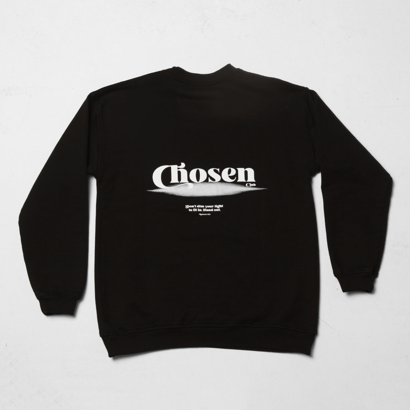 Black Crewneck Sweatshirt 385G