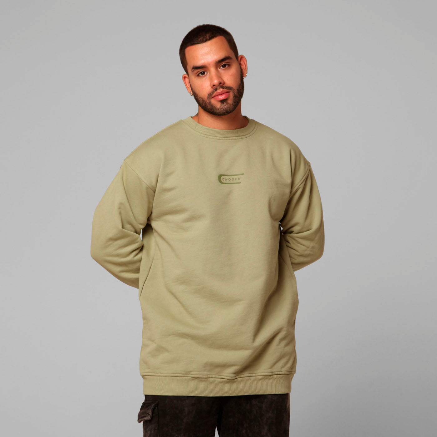 Green Crewneck Sweatshirt 385G
