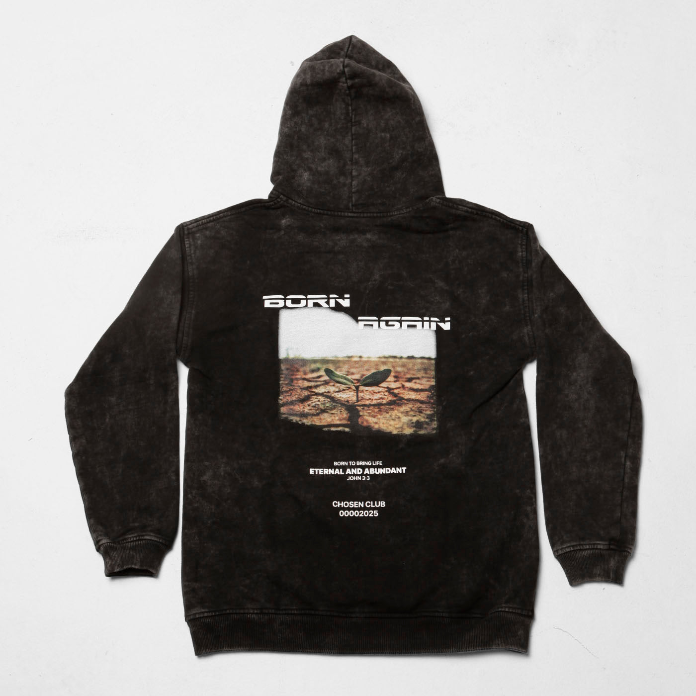 Women Gray Acid Wash Hoodie 385G
