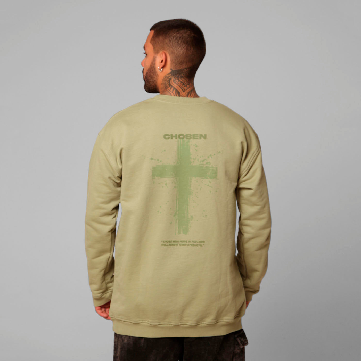 Green Crewneck Sweatshirt 385G