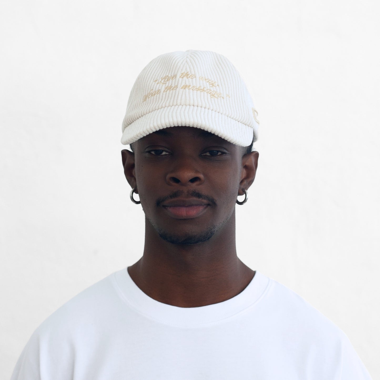 Beige Corduroy Cap Chosen