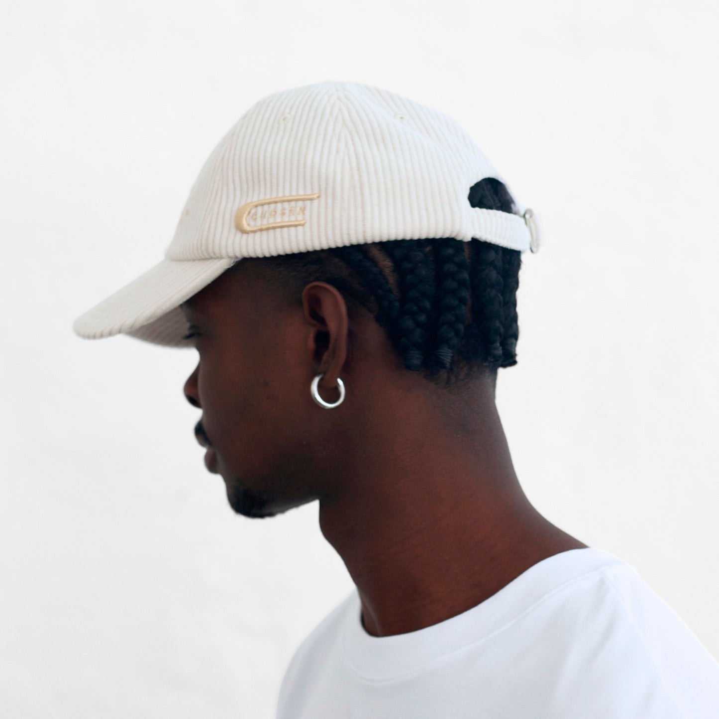 Beige Corduroy Cap Chosen