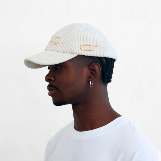 Beige Corduroy Cap Chosen