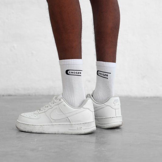 Socks White & Black Chosen