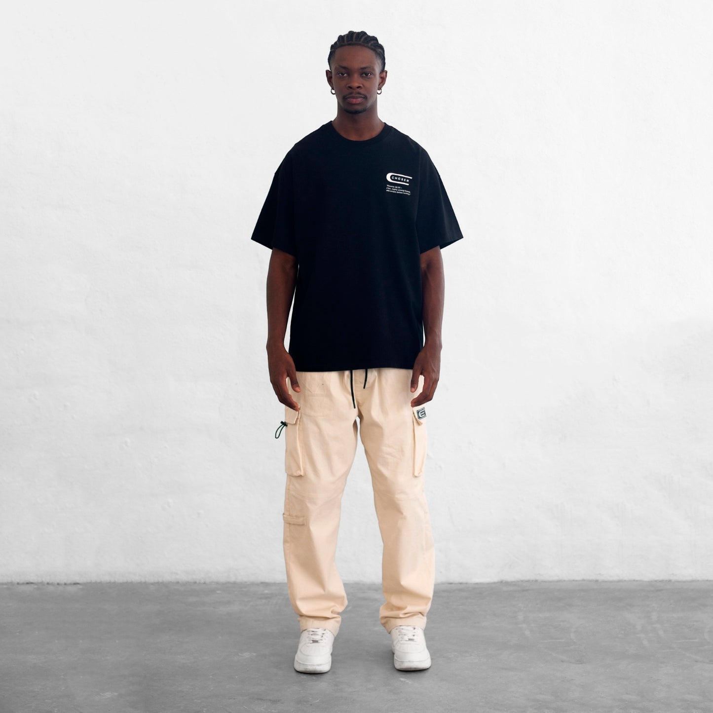 Oversize T-Shirt Black 250G Lion
