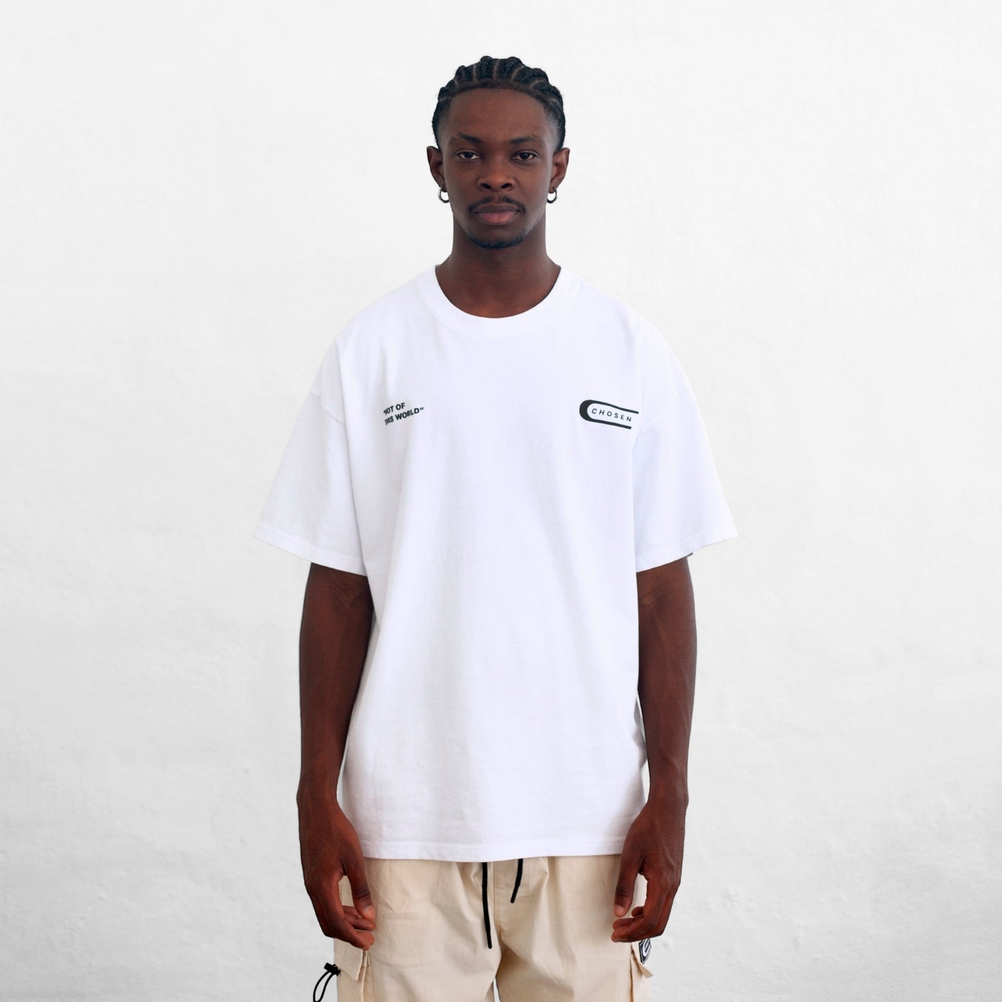 Oversize T-Shirt White 250G Bird