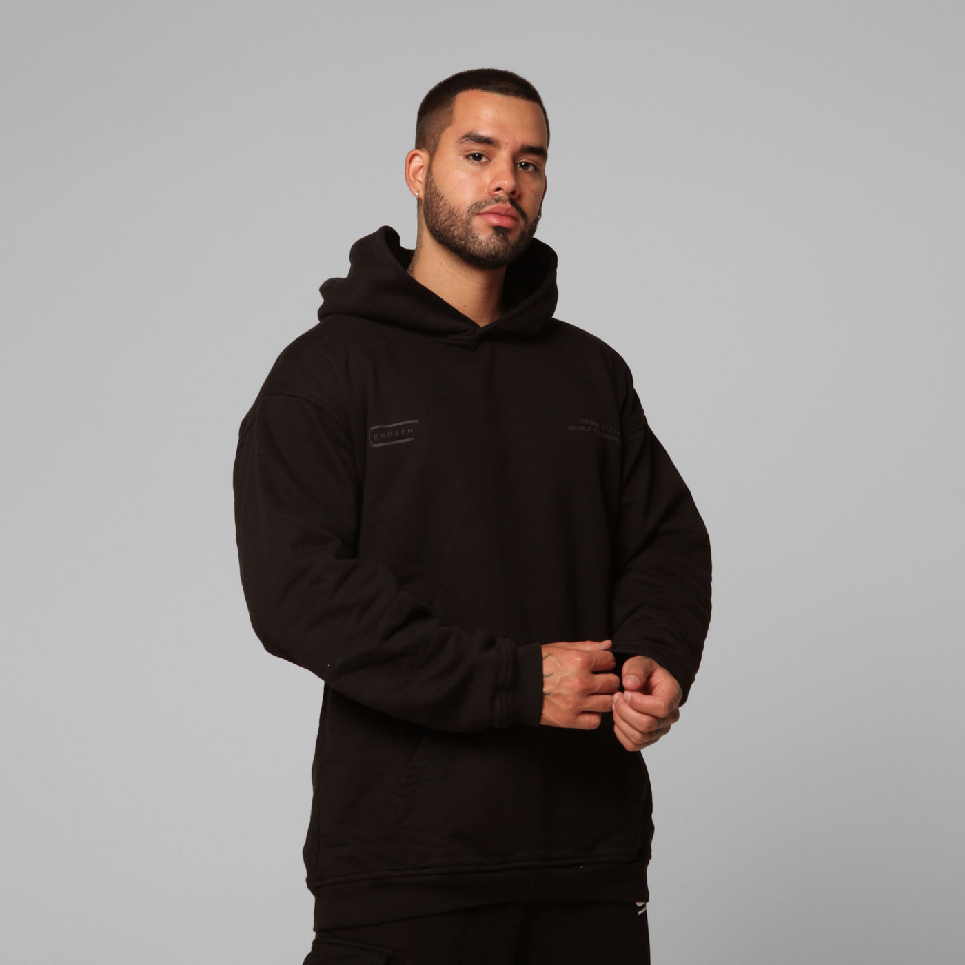 Black Hoodie 375G
