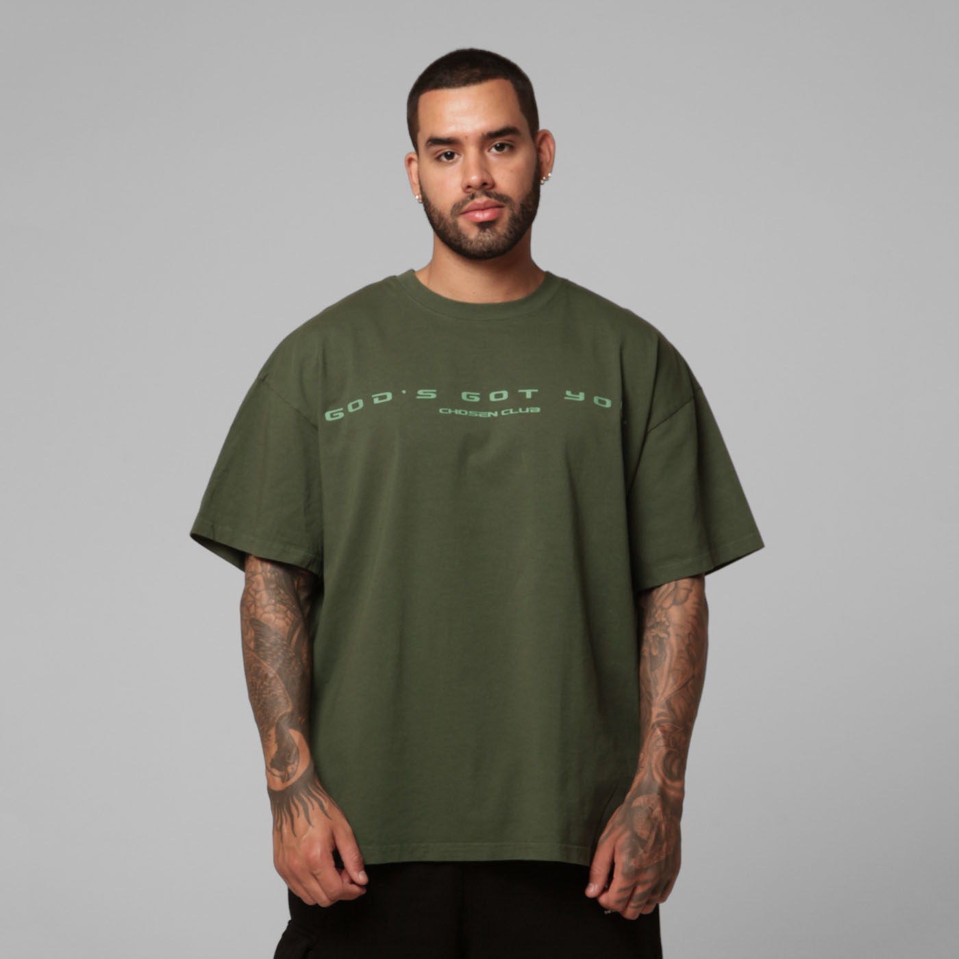 Oversize T-Shirt Green 250G
