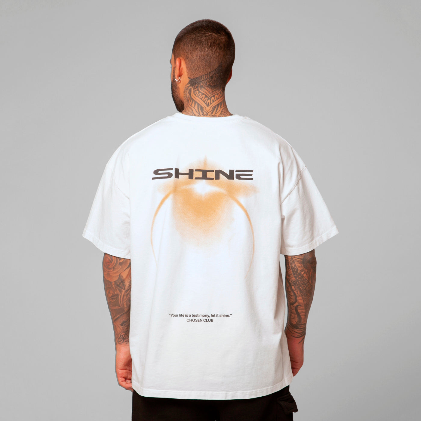 Oversized T-Shirt White 250G