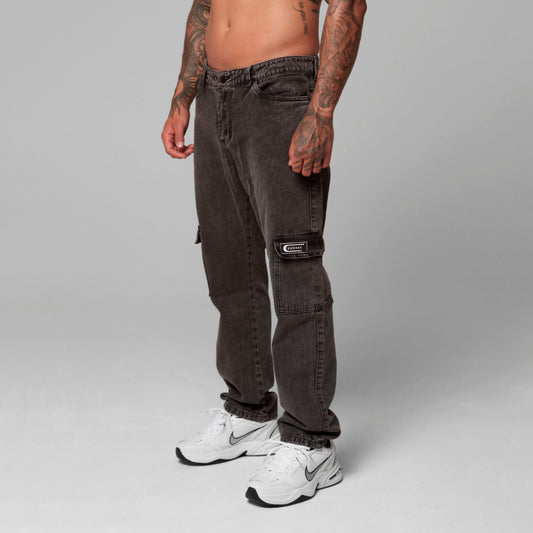 Straight-Leg Denim Jeans