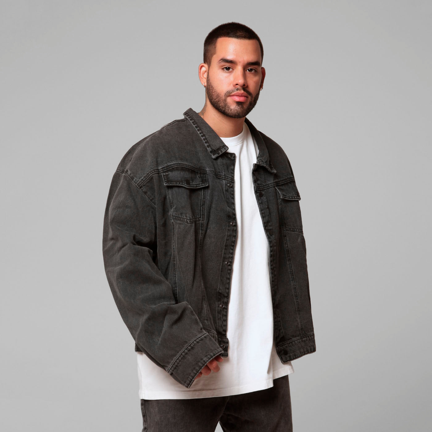 Oversized Boxy Fit Denim Jacket