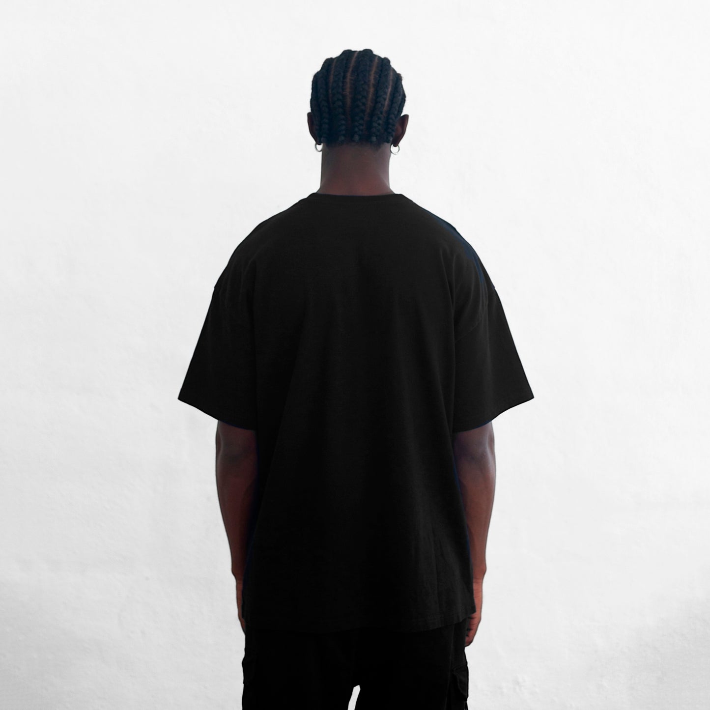 Oversize T-Shirt Black 250G Warrior