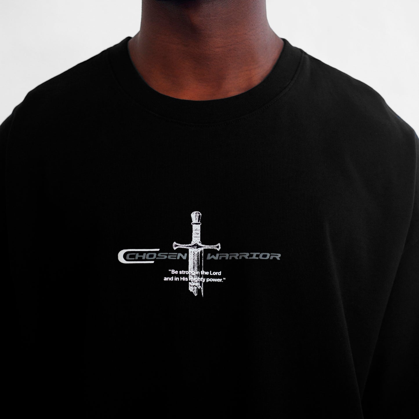 Oversize T-Shirt Black 250G Warrior