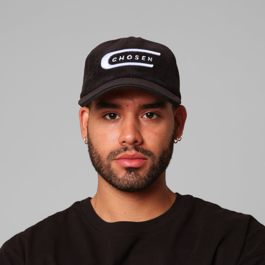 Black Corduroy Cap Chosen