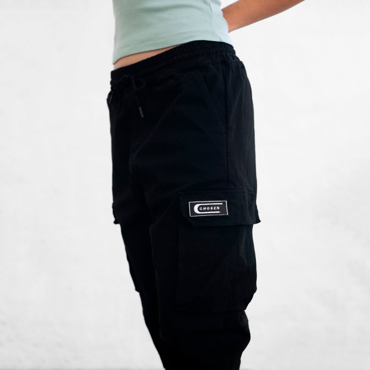 Cargo Pant Unisex Black Chosen