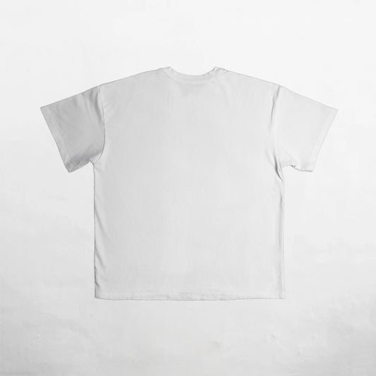 Oversized T-Shirt White 250G Mountains