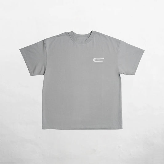 Oversized T-Shirt Grey 250G Hand