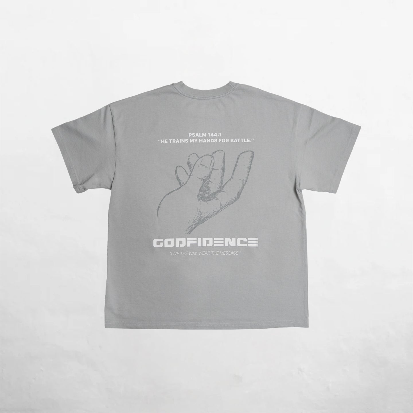 Oversize T-Shirt Grey 250G Hand
