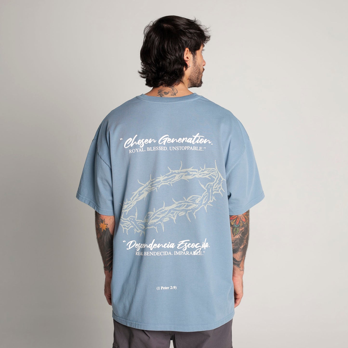 Oversized T-Shirt Blue 250G Generation
