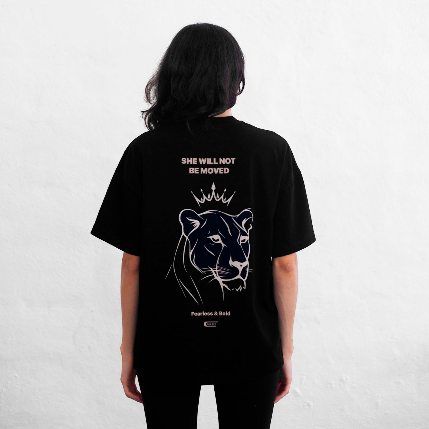 Women's Oversize T-Shirt Black Chosen