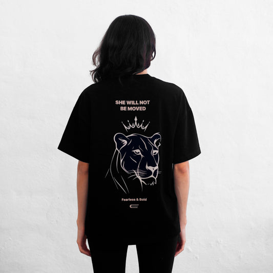 Women's Oversized T-Shirt Black Chosen