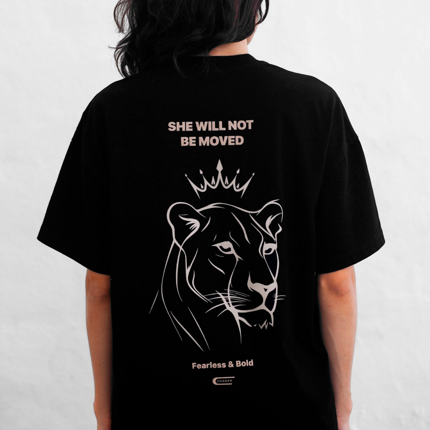 Women's Oversize T-Shirt Black Chosen