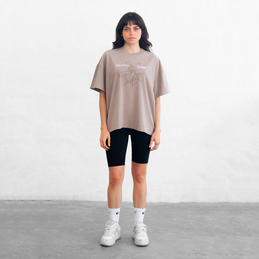 Women's Oversized T-Shirt Beige Chosen
