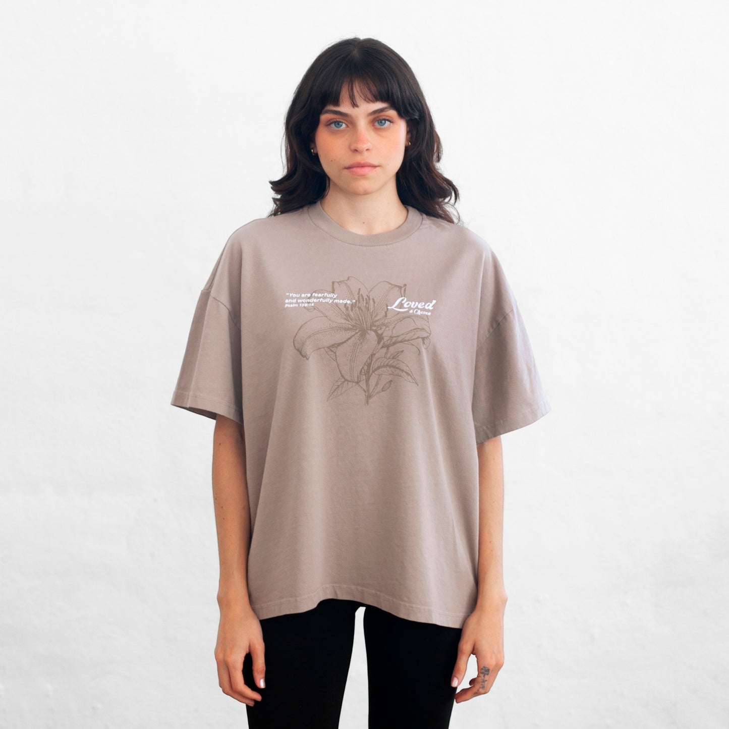 Women's Oversize T-Shirt Beige Chosen