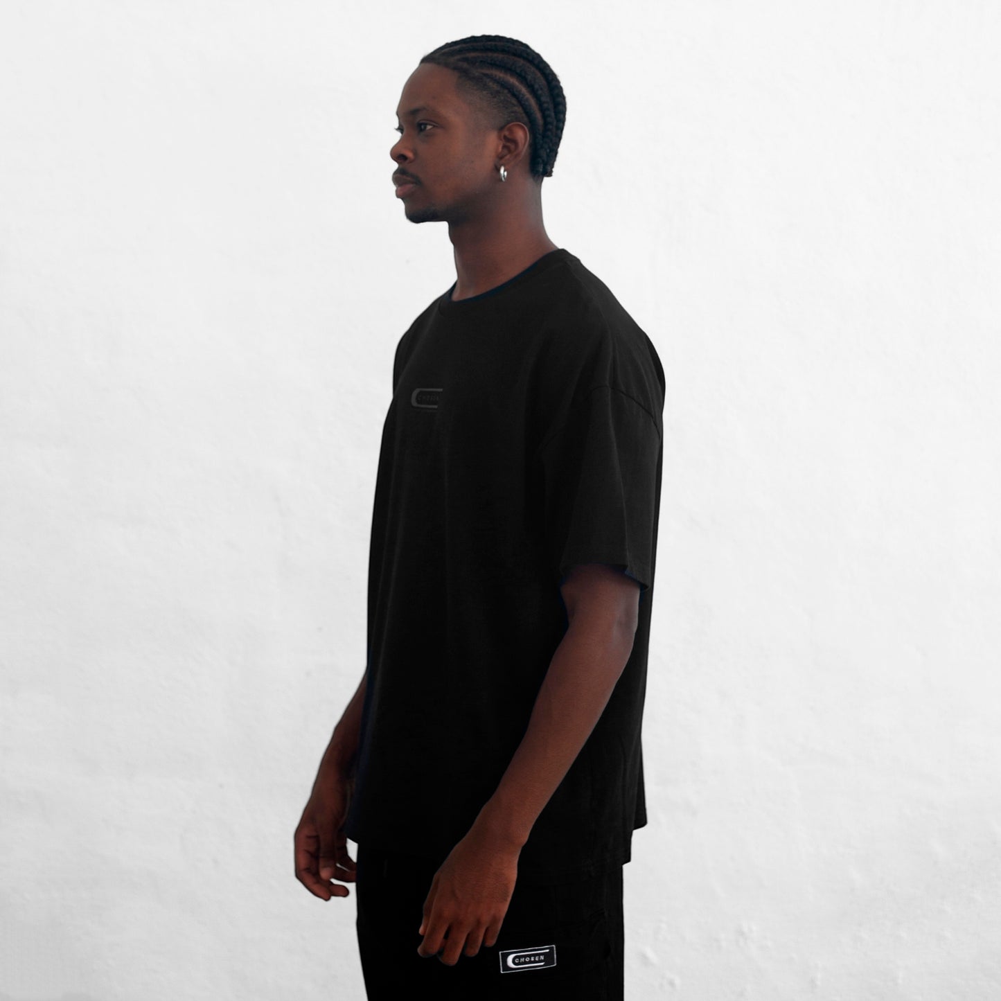 OVERSIZE T-SHIRT BLACK 250G CHOSEN