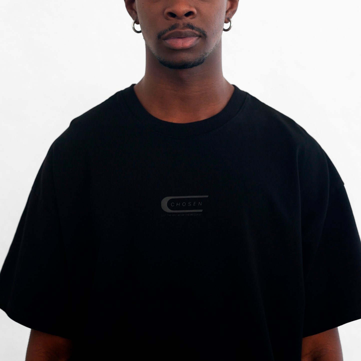OVERSIZE T-SHIRT BLACK 250G CHOSEN