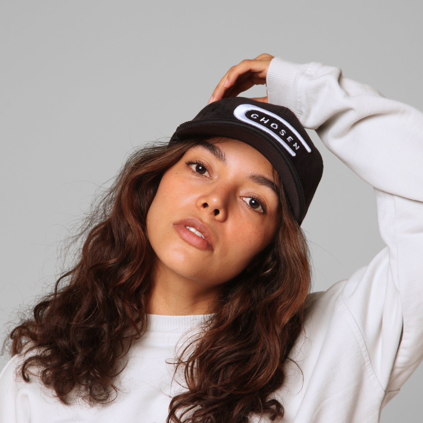 Black Corduroy Cap Chosen