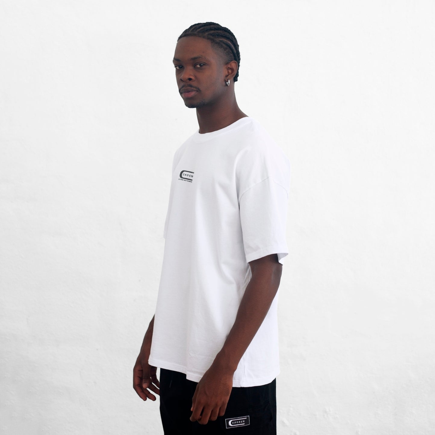 Oversize T-Shirt White 250G Chosen Club