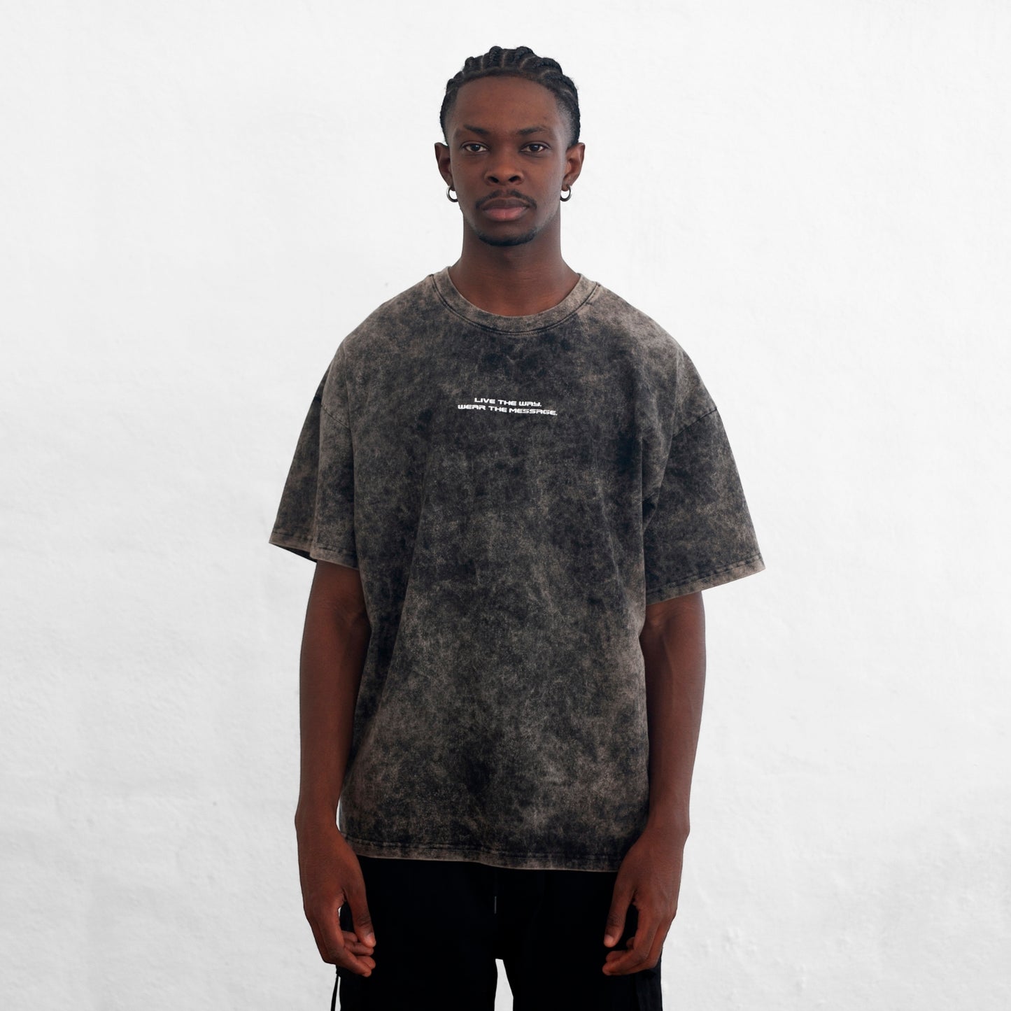 OVERSIZE T-SHIRT ACID WASH 250G WARRIOR