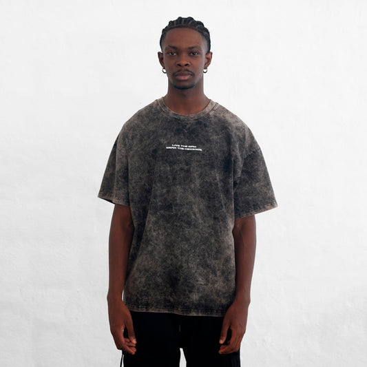 OVERSIZE T-SHIRT ACID WASH 250G WARRIOR