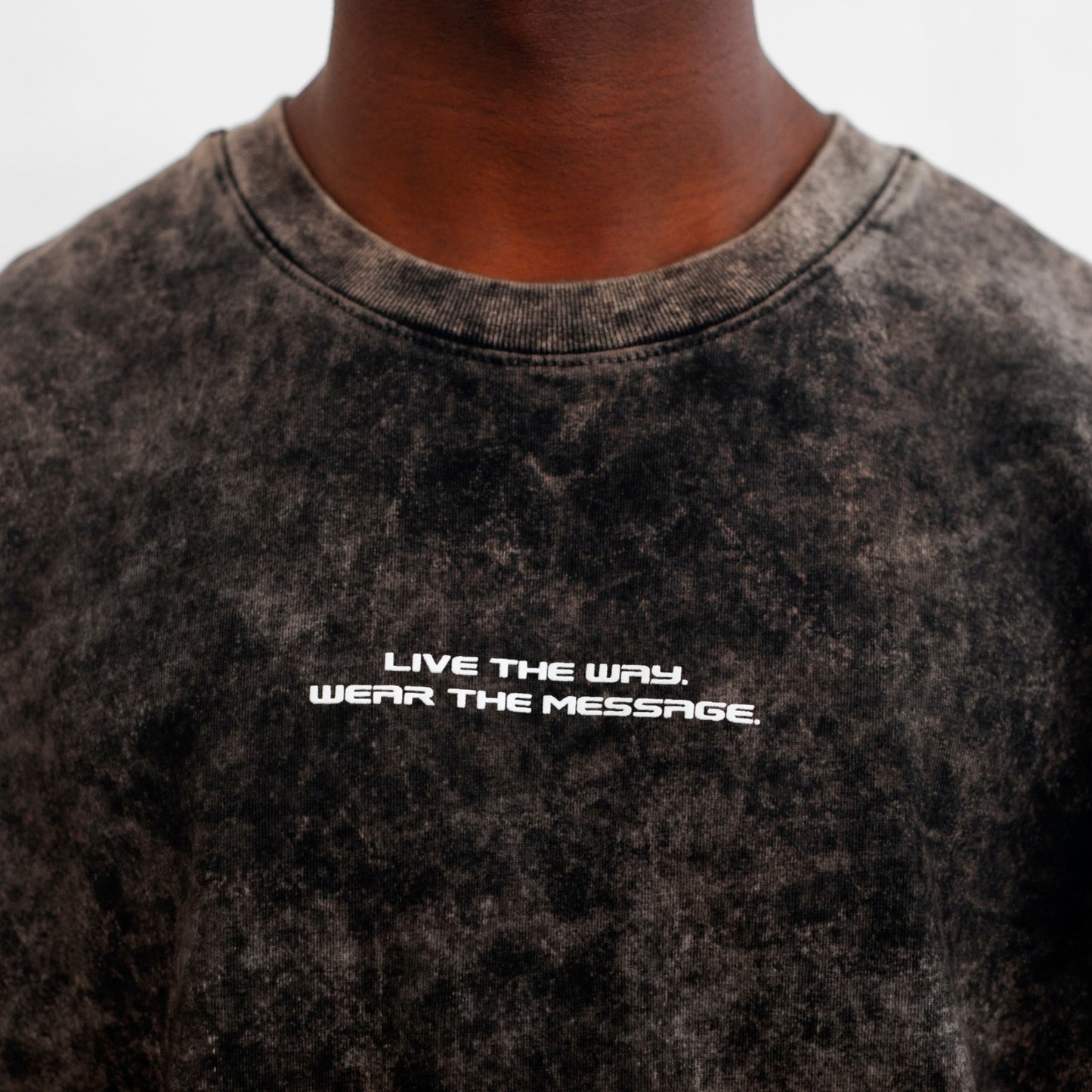 OVERSIZE T-SHIRT ACID WASH 250G WARRIOR