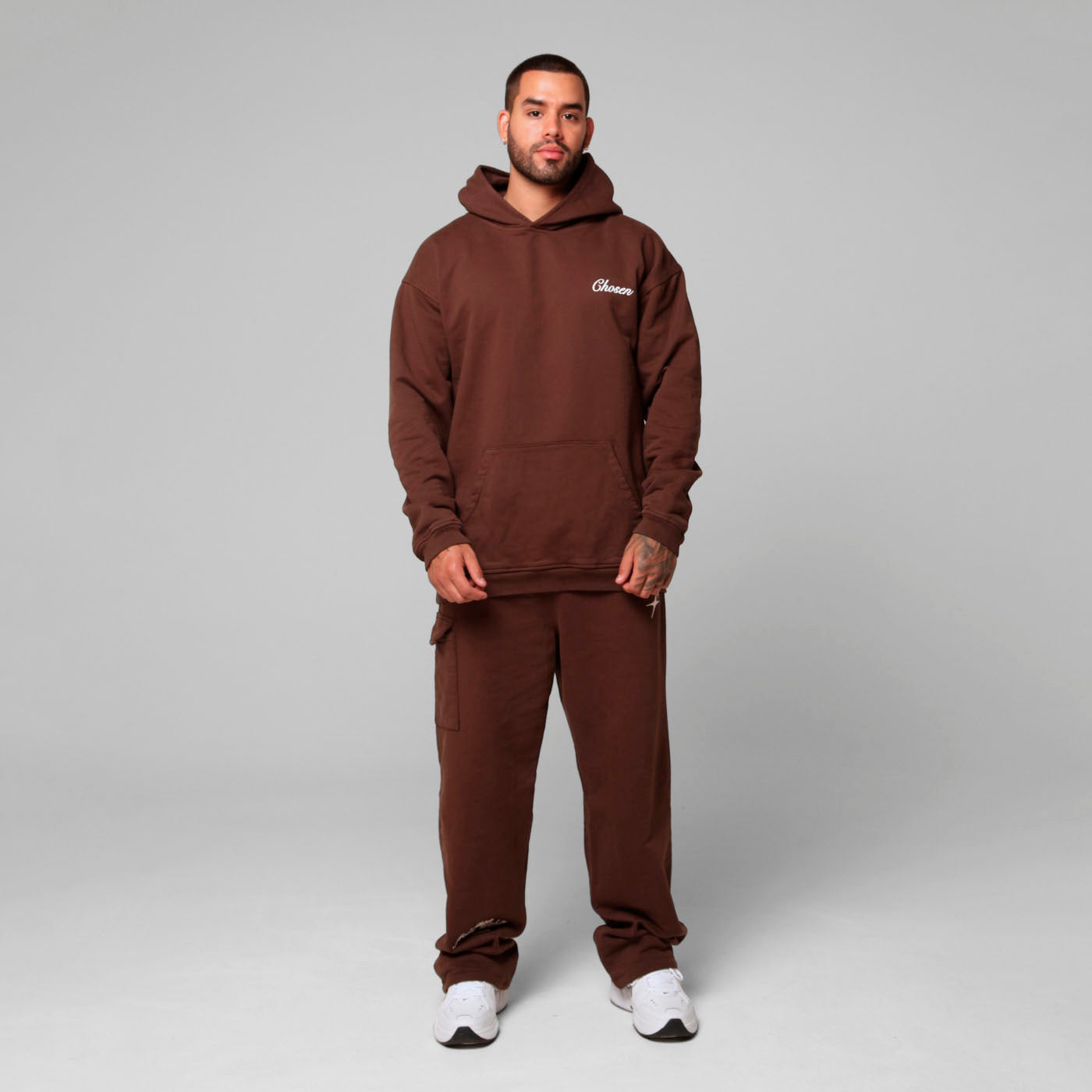 Coffe Straight-Leg Sweatpants 385G