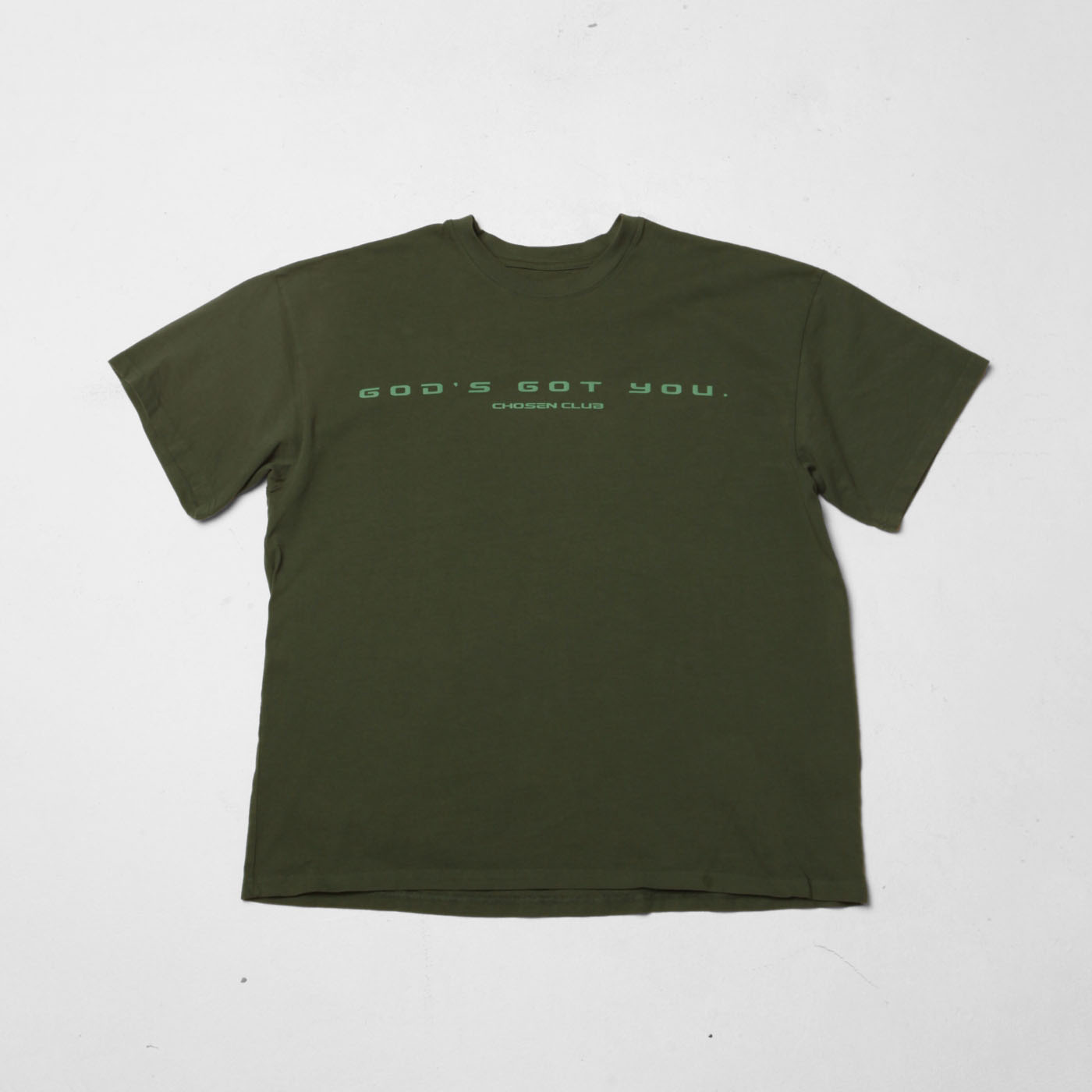 Oversize Women T-Shirt Green 250G