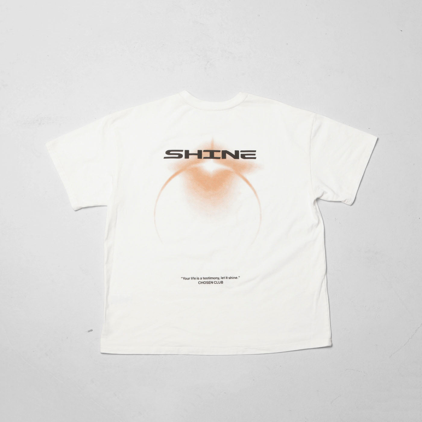 Oversized Women T-Shirt White 250G