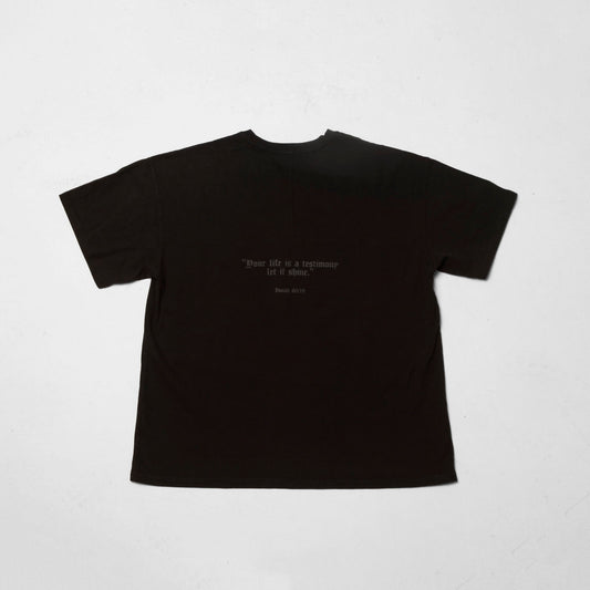 Oversized T-Shirt Black 250G