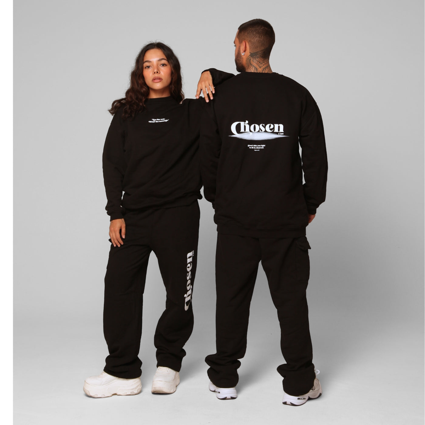 Black Crewneck Sweatshirt 385G