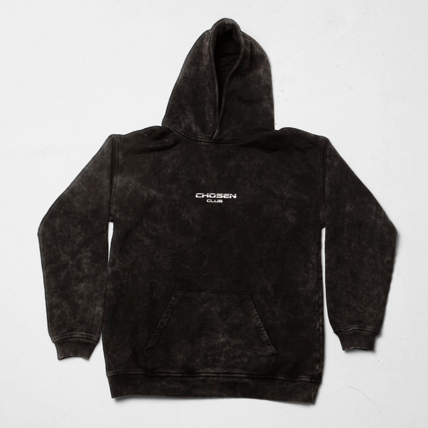 Women Gray Acid Wash Hoodie 385G