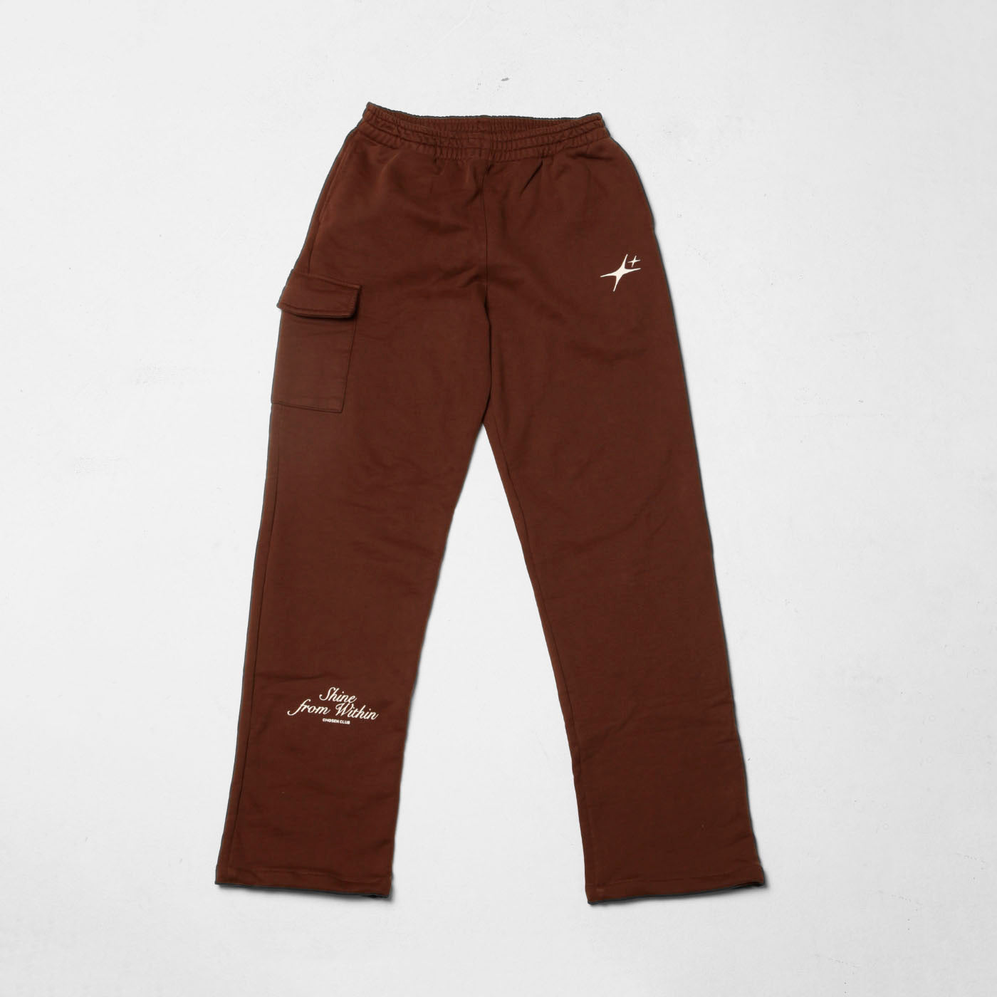 Coffe Straight-Leg Sweatpants 385G