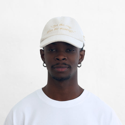 Beige Corduroy Cap Chosen
