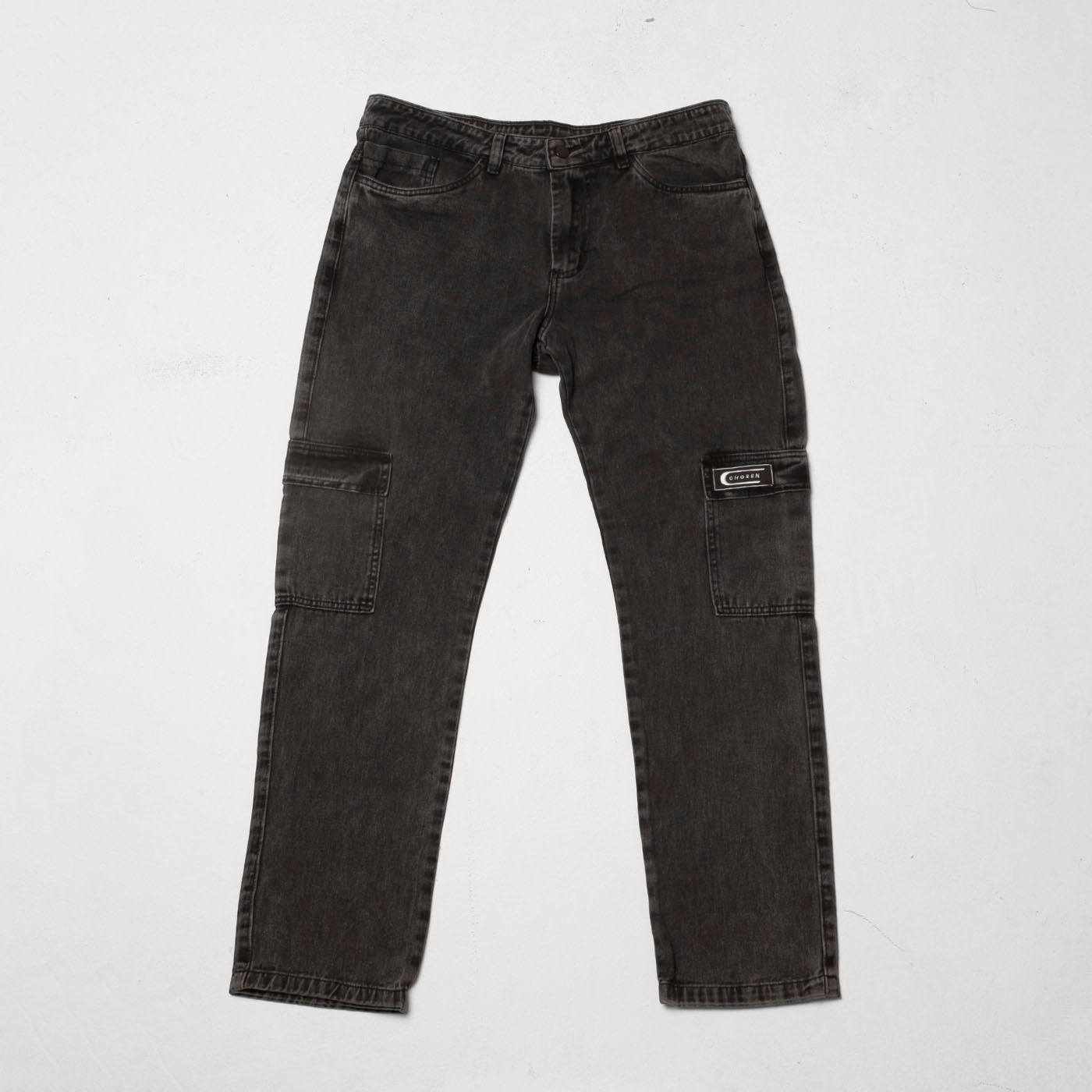 Straight-Leg Denim Jeans